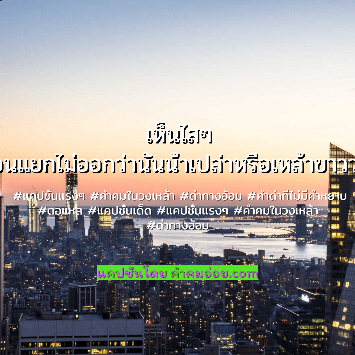 คําด่าที่ไม่มีคําหยาบ